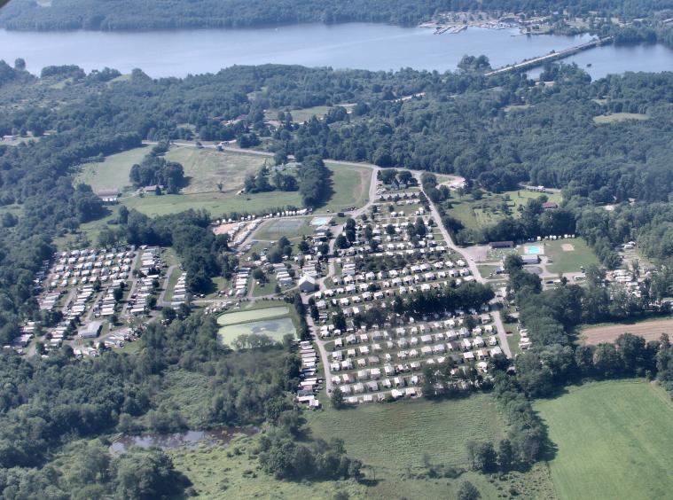 Aerial View of Vacationland Campground
